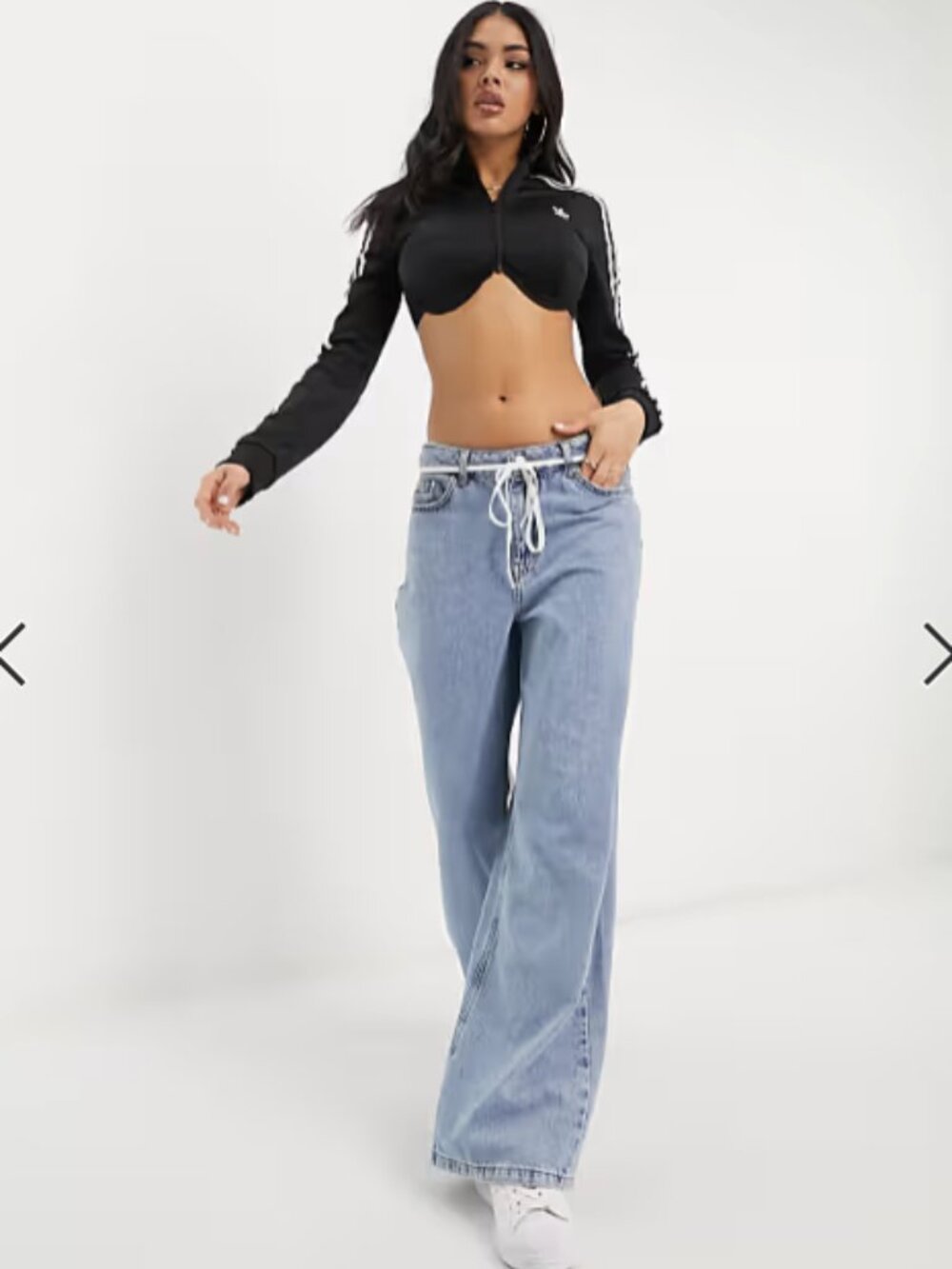 Adidas Originals x Jeremy Scott cropped track jacket in black - Picture 3 of 13